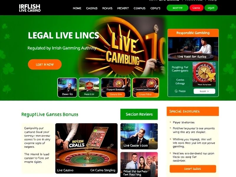 Explore the best live casinos in Ireland for real money gambling. Get expert reviews, game guides, and updates on Irish casino regulations. Play poker, roulette, blackjack, and more with live dealers online.